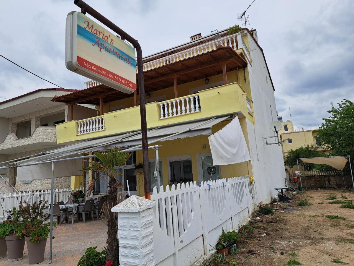 Maria Apartments Nea Karvali Luaran gambar