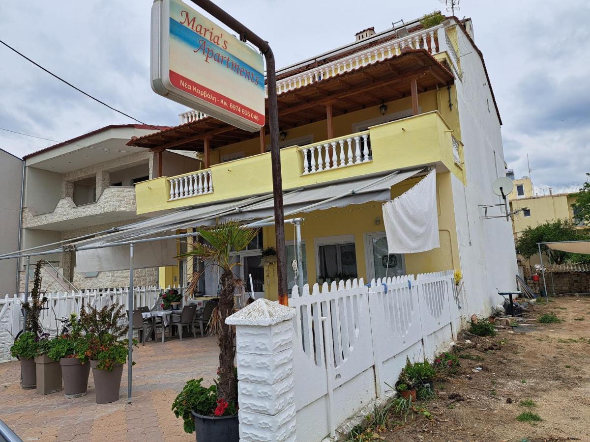 Maria Apartments Nea Karvali Luaran gambar